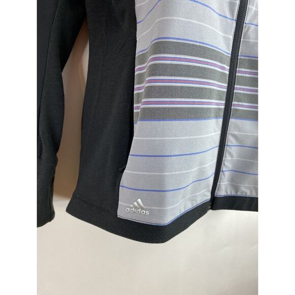 ADIDAS Climacool Womens XS Gray Lightweight Running Jacket Hoodie Zip Pockets - Picture 8 of 12